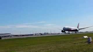 Jetstar Inaugural 787 Flight BNE to Denpasar [upl. by Odraude643]