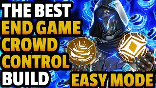 The NEW Best END GAME Crowd Control Build Easy Mode Destiny 2 Stasis Hunter Build [upl. by Magnuson]