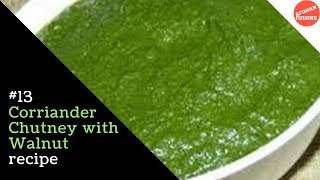 Coriander Chutney Recipe Afghan Cuisine EP13 QuickRecipe [upl. by Nnaassilem]