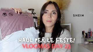 HAUL PER LE FESTE SHEIN  VLOGMAS 23  maria silvestro [upl. by Wesley]