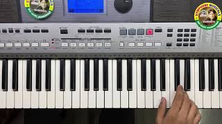 Na hrudhayam lo nidurinche Cheli song on keyboard by Maneesh reddy [upl. by Esinnej154]