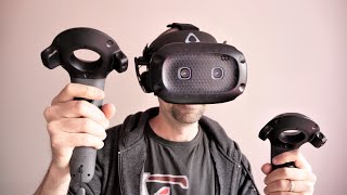 HTC VIVE Cosmos Elite Review  Is this pricey PC VR gaming setup worth it [upl. by Llemmart]