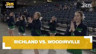 HS Basketball State Tourney Richland vs Woodinville 4A Girls [upl. by Airt529]