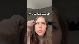 Welches WORT meine ICH😂💀 shortvideo wort frage dumm funny kommentar reagieren humor [upl. by Kellen]