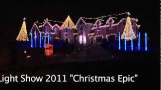 Larsens Christmas Light Show 2011 quotChristmas Epicquot [upl. by Pratt]