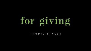 Trudie Styler “For Giving” at Brown University Commencement 2018 Forum [upl. by Tandi]