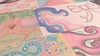 CRAYON Doodles amp Drawings  Artwork Collection  SoCraftastic [upl. by Danica]