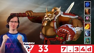 DOTA 2 TUNDRA33 the BREWMASTER OFFLANE 734d [upl. by Robma]