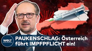 IMPFPFLICHT ÖSTERREICH verzweifelt CORONAIMPFUNG am 1 Februar verpflichtend [upl. by Nottirb]