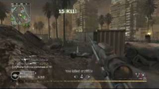 Call of Duty 4  Team Deathmatch 9 ACOG M40 [upl. by Turner]