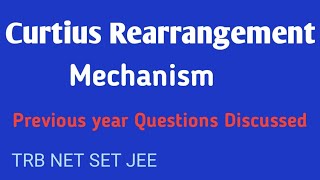 curtius rearrangement in tamil  TRB  POLY TRB  NET  SET  IITJAM  SANTHOSHCHEMISTRY [upl. by Ocisnarf]