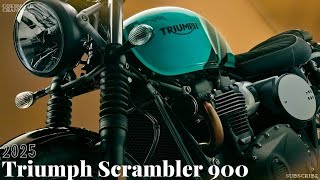 2025 Triumph Scrambler 900  The Perfect Blend of Retro amp Technology Modern [upl. by Nyrahs513]