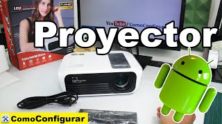 Proyector Android Wifi FULL HD 1080p en Colombia parte 1  Asher T8 3000 Lumens [upl. by Soinski]