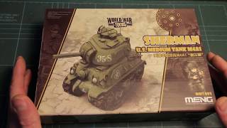 Meng Toons Sherman M4A1 pt1 Oddball Kellys Heroes ish build hopefully [upl. by Obediah]