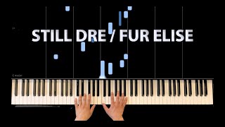 Fur EliseStill DRE Piano Cover Easy Synthesia Tutorial Midi Download [upl. by Ardnekan321]