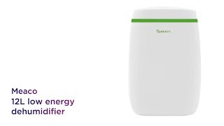 Meaco 12L Low Energy Dehumidifier  Product Overview  Currys PC World [upl. by Attenej]