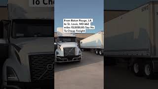 From Baton Rouge LA to St Louis MO 662 miles 15000LBS Say No To Cheap Freight [upl. by Ecire839]