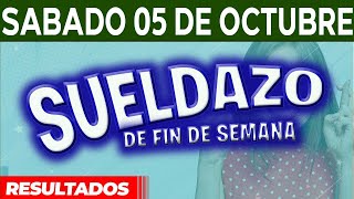 Resultado del sorteo Sueldazo del Sábado 5 de Octubre del 2024 [upl. by Melc612]