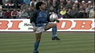 WarmUp Maradona UEFACup semifinal 1989 HD [upl. by Eizus100]