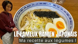 Le Rāmen japonais ma recette simple avec des légumes [upl. by Etnoled826]