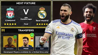 DLS 22  Liverpool vs Real Madrid  UCL Final  Dream League Soccer 2022 Gameplay [upl. by Harris354]