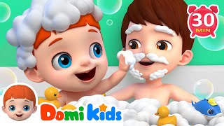 Take A Bath Now🧼Healthy Habit Songs More Baby Songs amp Nursery Rhymes  Educational Songs  Domikids [upl. by Bari]