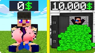 🤑Я ОТКРЫЛ И УЛУЧШИЛ БАНК В МАЙНКРАФТ ШЕДИ КУПИЛ И ПРОКАЧАЛ MINECRAFT [upl. by Ymassej]