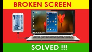 How To Use Broken Phone using Vysor on PCLaptop Broken Screen Solved [upl. by Renaud]