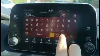 Fiat Tipo Uconnect 7 Engineering mode [upl. by Aarika541]