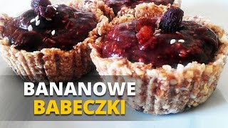 BANANOWE BABECZKI bez pieczenia wegańskie i bezglutenowe [upl. by Anceline]