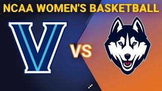 Villanova vs UConn  2024 NCAA WOMENS BASKETBALL LIVE SCORE [upl. by Manville]