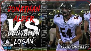 HIGH SCHOOL FOOTBALL  Jonathan Alder vs Benjamin Logan  HIGHLIGHT [upl. by Handbook]