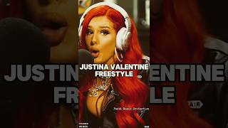 Justina Valentine Freestyle🎤🔥 shorts youtubeshorts eminem freestyle justina mtv wildnout [upl. by Amliv448]