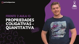 Como fazer o cálculo nas propriedades coligativas  Aula 13 Frente 2 [upl. by Aldwon]