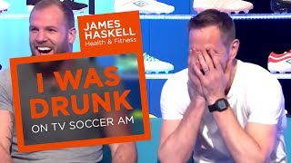 I Was Drunk On Tv Soccer Am  James Haskell [upl. by Yboj]