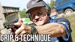 How to shoot a Pistol with world champion shooter Jerry Miculek [upl. by Eleanora]