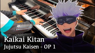 Kaikai Kitan  Jujutsu Kaisen OP 1 piano [upl. by Atirehc186]