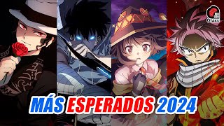 ANIMES MÁS ESPERADOS PARA EL 2024 CONFIRMADOS parte 1  Rincón Otaku [upl. by Oivalf]