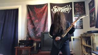 DEPRECATED  DERIDING HIS CREATION GUITAR COVER  Julian Gonzalez [upl. by Ymme731]