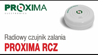 Radiowy czujnik zalania Proxima RCZ [upl. by Pressman25]