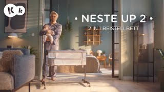 NESTE UP 2 2 in 1Beistellbett von Kinderkraft [upl. by Annwahs]