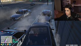 Nunu Gets Whole PD Chased For A Stolen Car  GTA RP NoPixel 40 [upl. by Leor192]