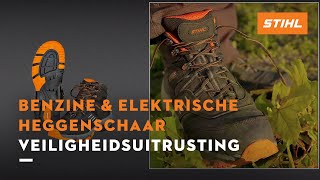 Veiligheidsuitrusting  STIHL Benzine amp elektrische heggenscharen [upl. by Rosemare661]