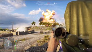 Battlefield V SNIPER WAKE ISLAND BREAKTHROUGH 40K11D Ver gekomen maar net geen VICTORY [upl. by Jenkel]