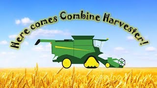 Combine Harvester School Harvest Production [upl. by Lavud]