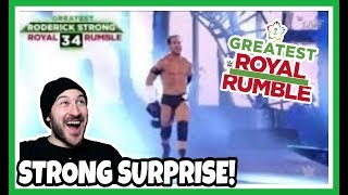 Reaction  34  RODERICK STRONG  SURPRISE ENTRY  WWE  NXT GREATEST ROYAL RUMBLE APRIL 27 2018 [upl. by Marienthal]