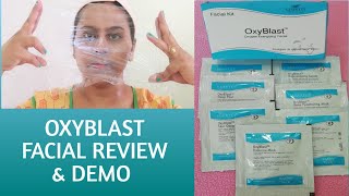 OxyBlast Oxigen Facial Demo  Cheryls OxyBlast Facial Review and Demo  Step by Step [upl. by Bern]