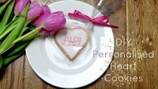 DIY Personalised Cookie Wedding Favours and Name Setting [upl. by Stichter302]