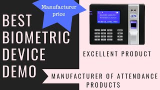 Biometric Attendance System  fingerprint Attendance  Time And Attendance  STL040 [upl. by Venezia]