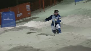 Jaelin Kauf  4th Place  Mogul World Cup Finals Megeve 2022 [upl. by Beverly]